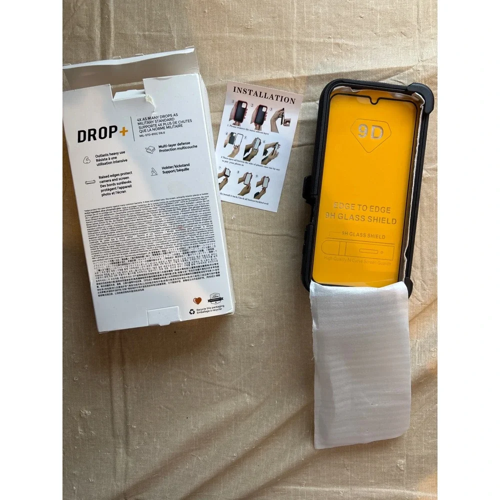 DROP+ Heavy Duty Case with Holster for‎ Samsung Galaxy A15 Military Tested